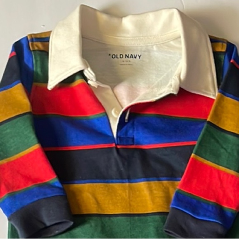 Colorful Striped Baby Onesie like new